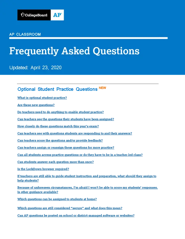 FAQ