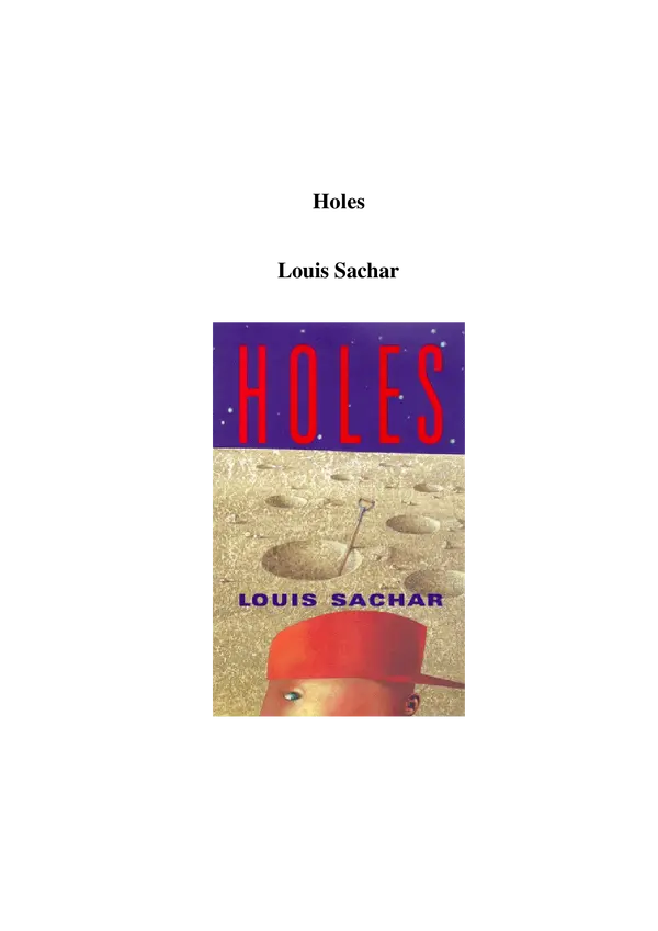 Holes By Louis Sachar