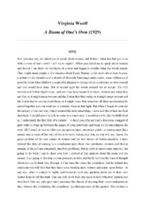 A Room of One's Own Book by Virginia Woolf