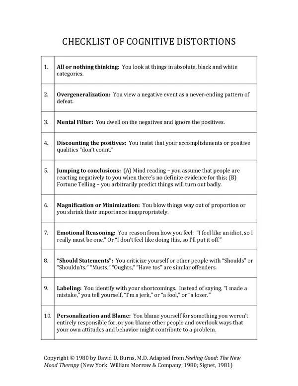 The Feeling Good Handbook