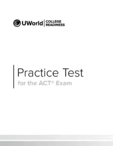 CR ACT Practice Test