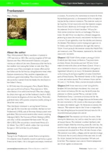 Frankenstein Summary Of Each Chapter