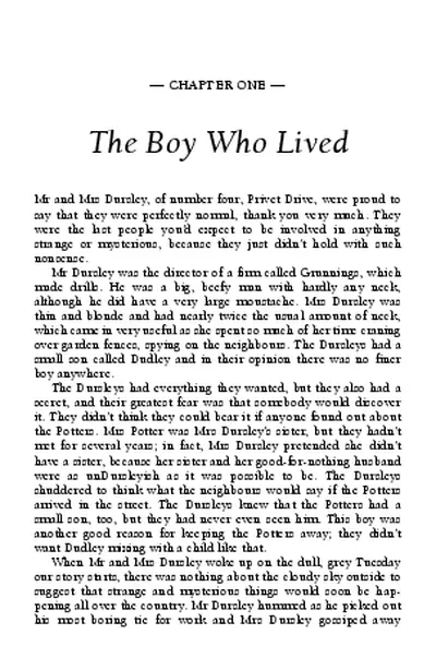 Harry Potter and the Sorcerer’s Stone by J.K. Rowling PDF