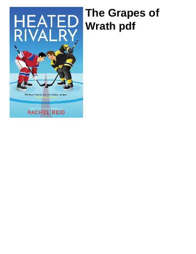 Heated Rivalry pdf