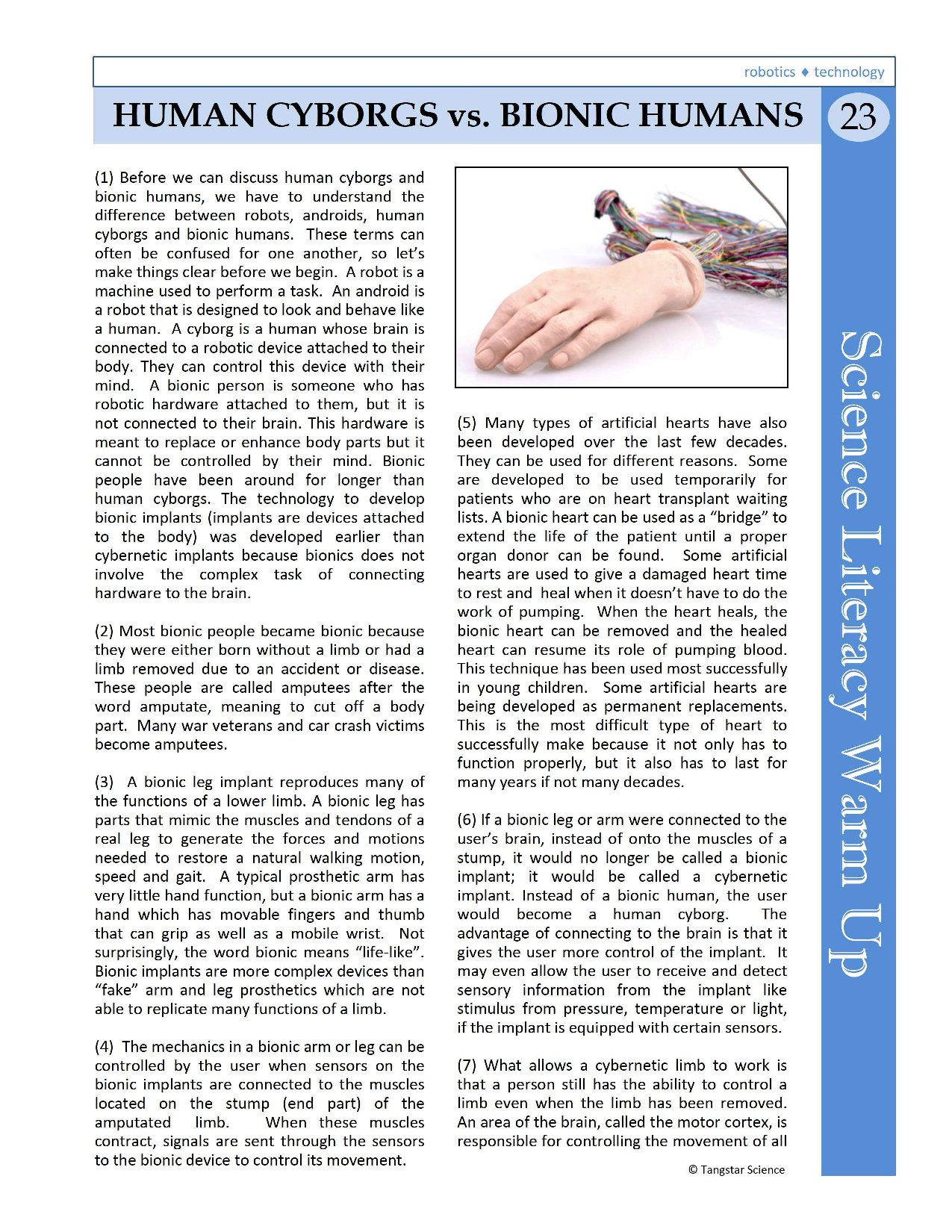 Human Cyborgs vs Bionic Humans Overview