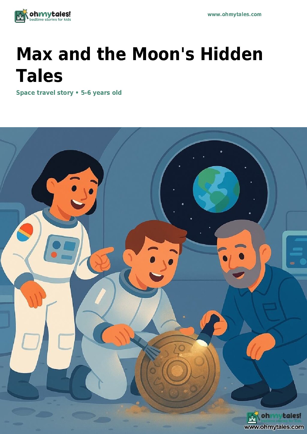 Max and the Moon’s Hidden Tales by Oh My Tales