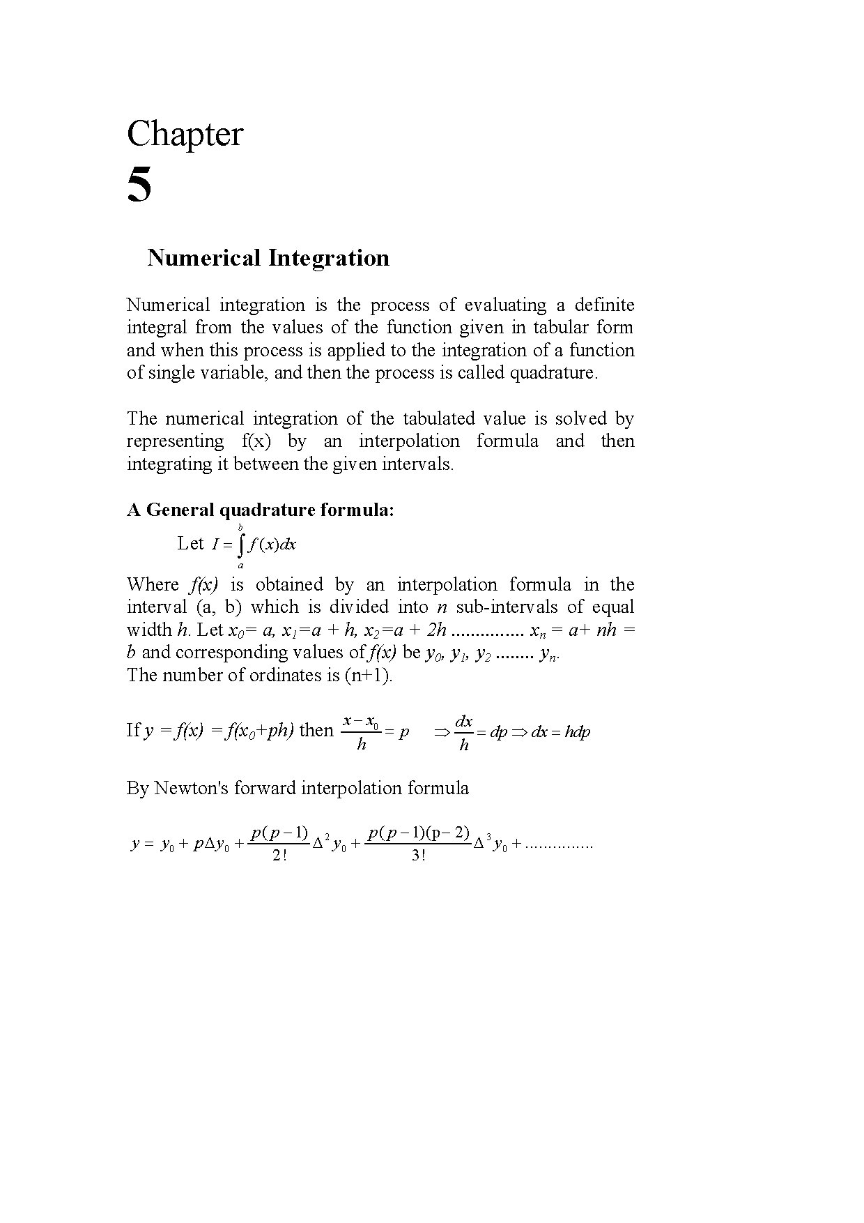 Newton-Cotes Numerical Integration Methods Overview