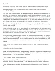 The GIver Ch. 21