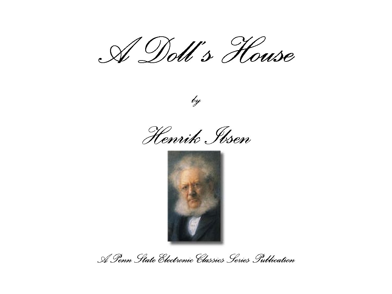 A Doll’s House by Henrik Ibsen