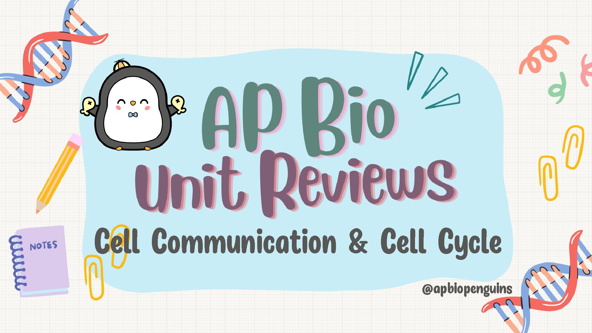 AP Biology Unit 4 Review: Cell Communication and Cycle