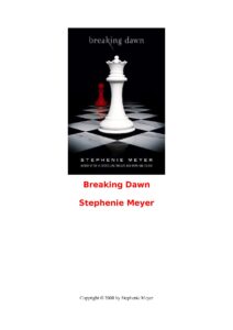 Breaking Dawn by Stephenie Meyer