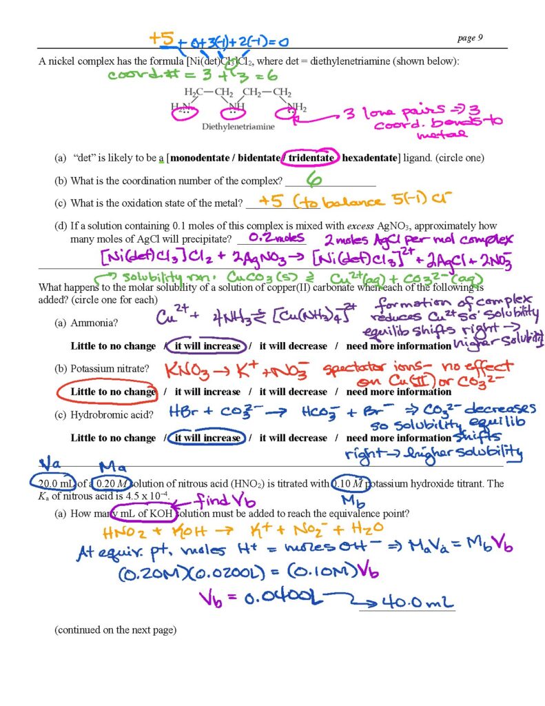 CH142 S26 Exam 3 Sample Key