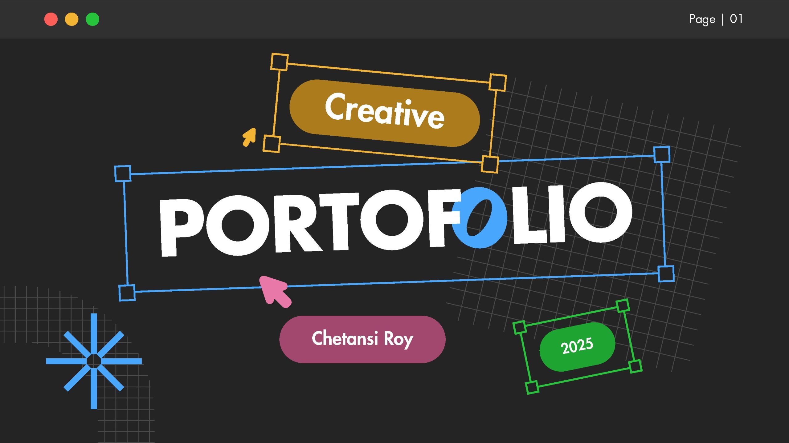 Creative Portfolio Presentation by Chetansi Roy 2025