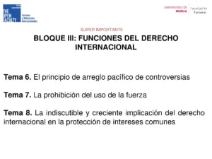 El principio de arreglo pacífico de controversias