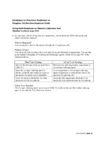 Electrochemical Cells and Reactions in Chemistry