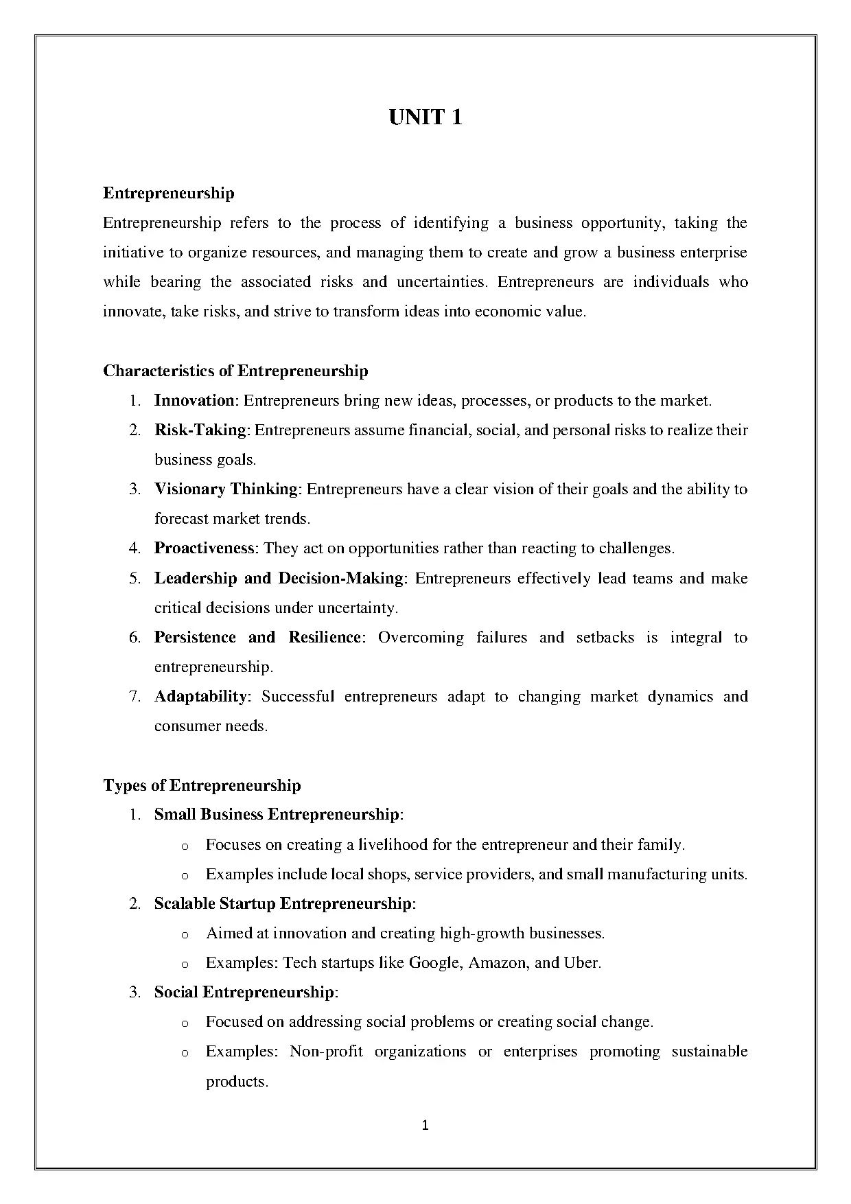 Entrepreneurship Development Process Overview