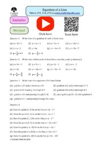 Equation of a Line: Understanding Linear Relationships