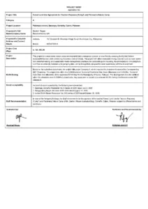 Forest Land Use Agreement for Tourism Purposes