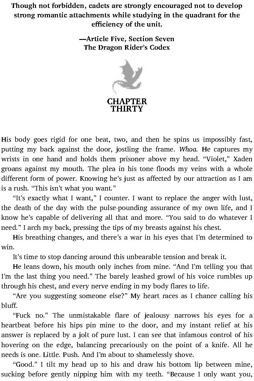 Fourth Wing Chapter 30