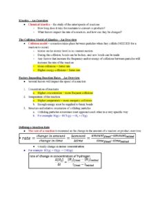 GC Lecture Chapter 14 Chemical Kinetics