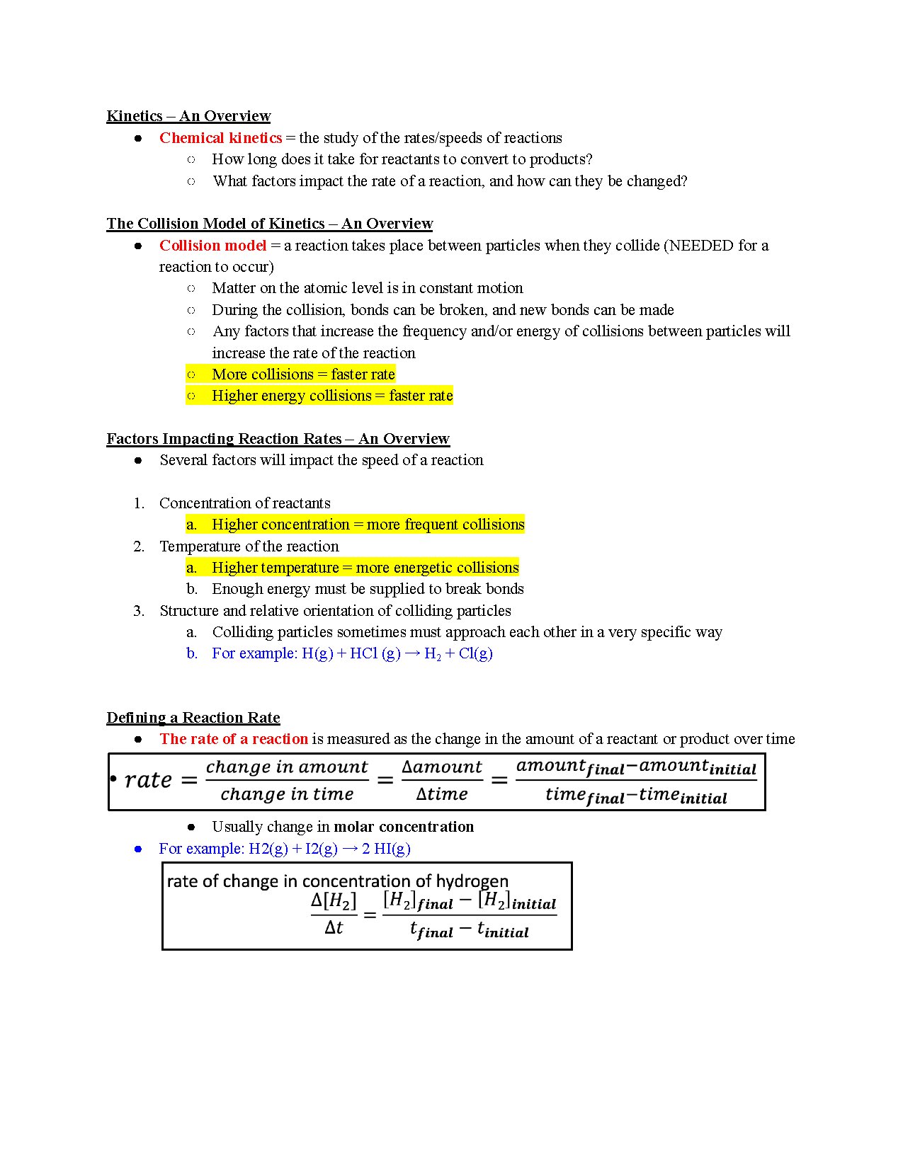GC Lecture Chapter 14 Chemical Kinetics