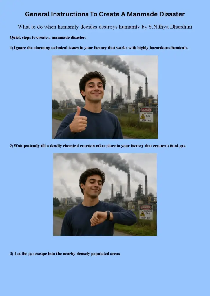 Guide to Creating a Manmade Disaster