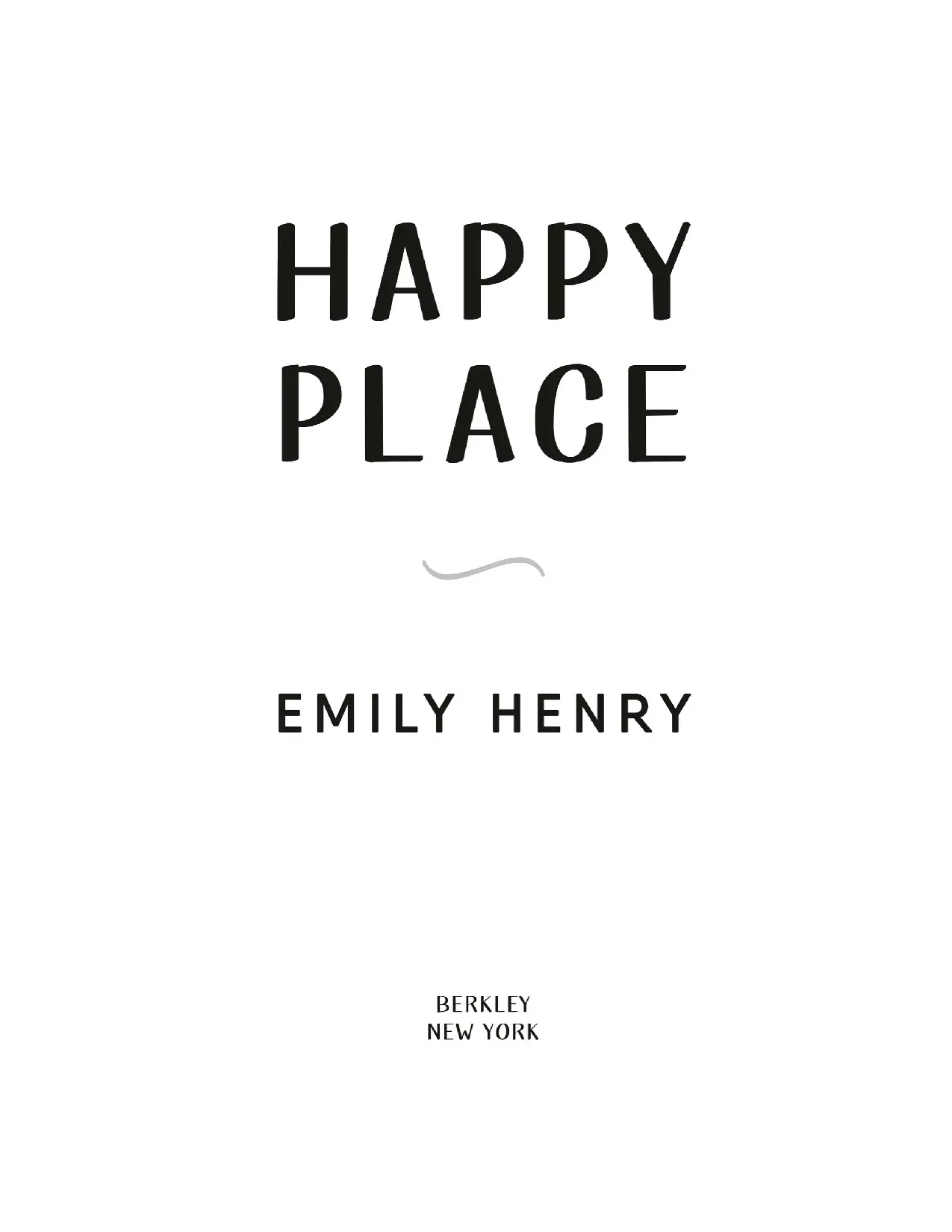 Happy Place by Emily Henry