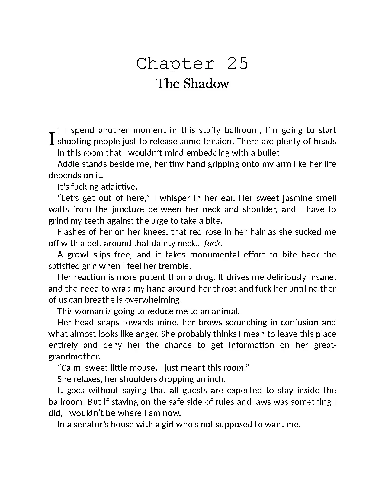 Haunting Adeline by H. D. Carlton – Chapter 25