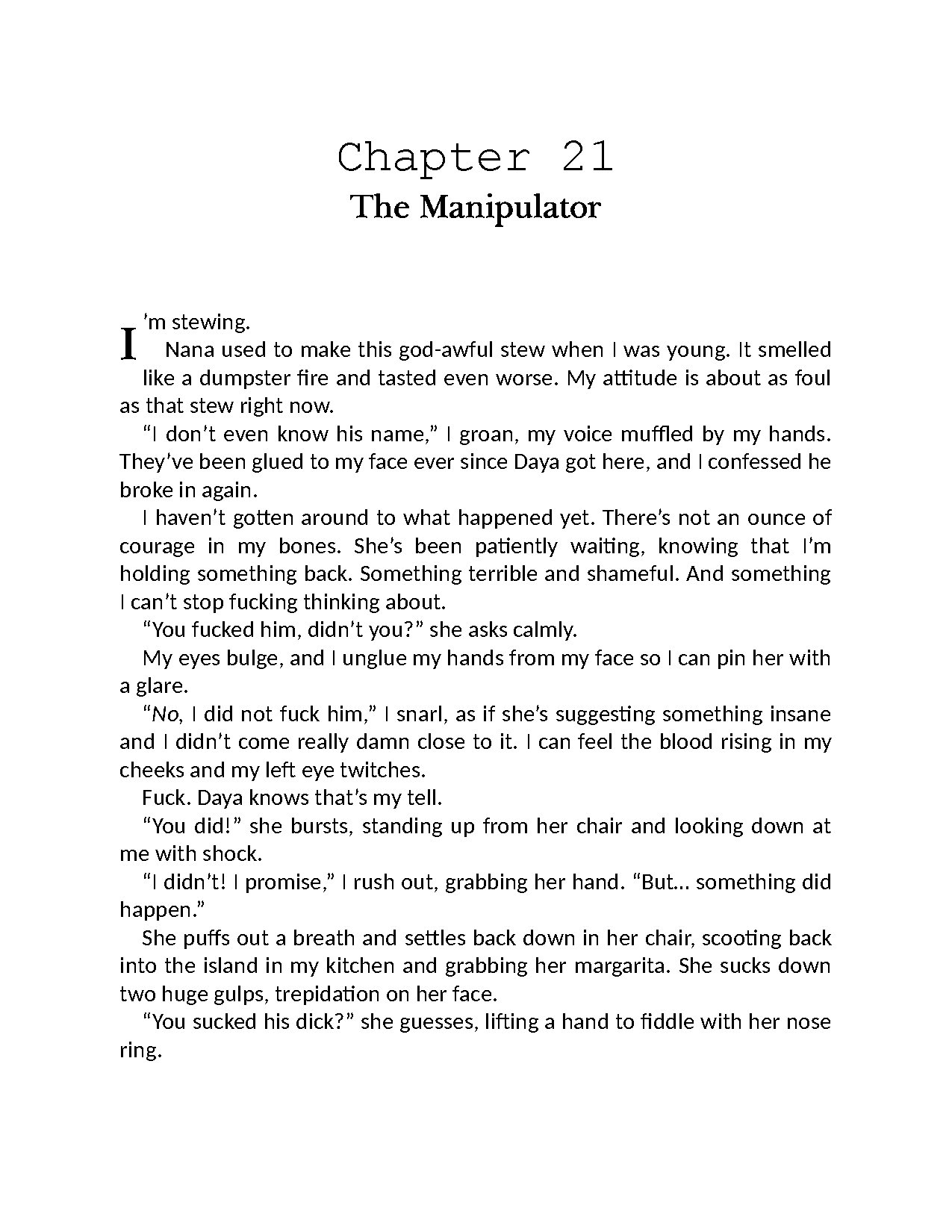 Haunting Adeline by H. D. Carlton – Chapter 21
