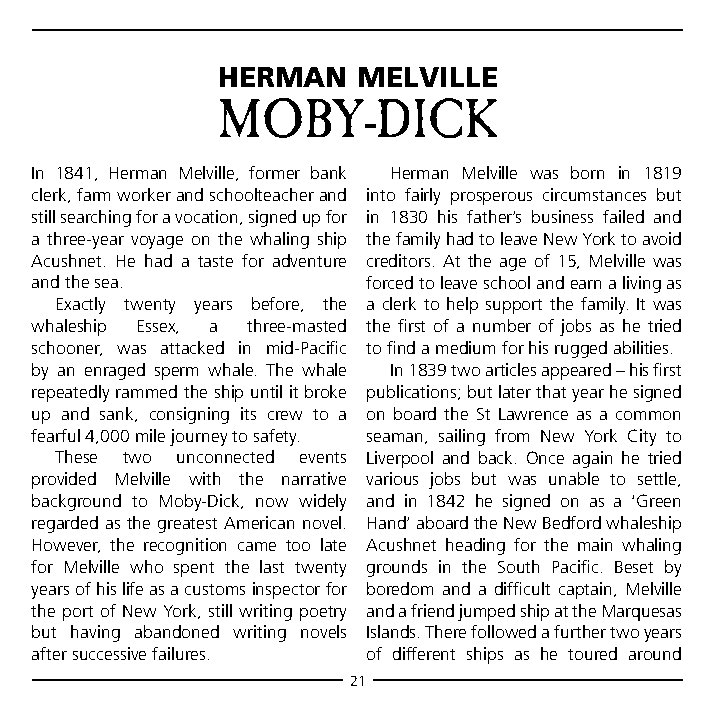 Herman Melville’s Moby-Dick Analysis and Themes