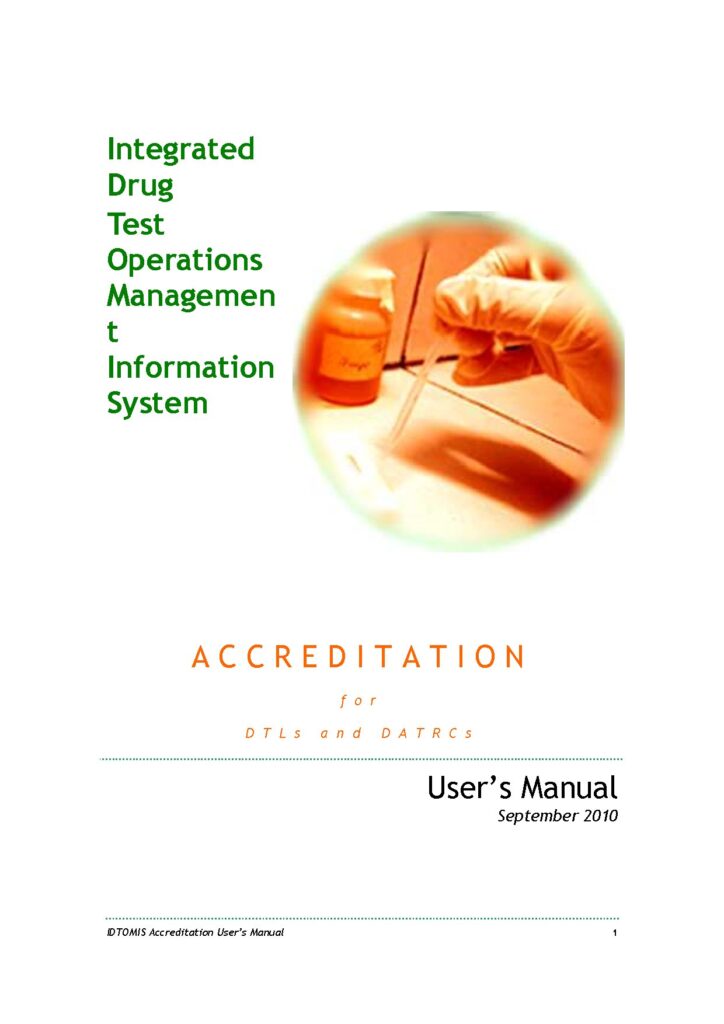 IDTOMIS Accreditation Renewal Process Guide