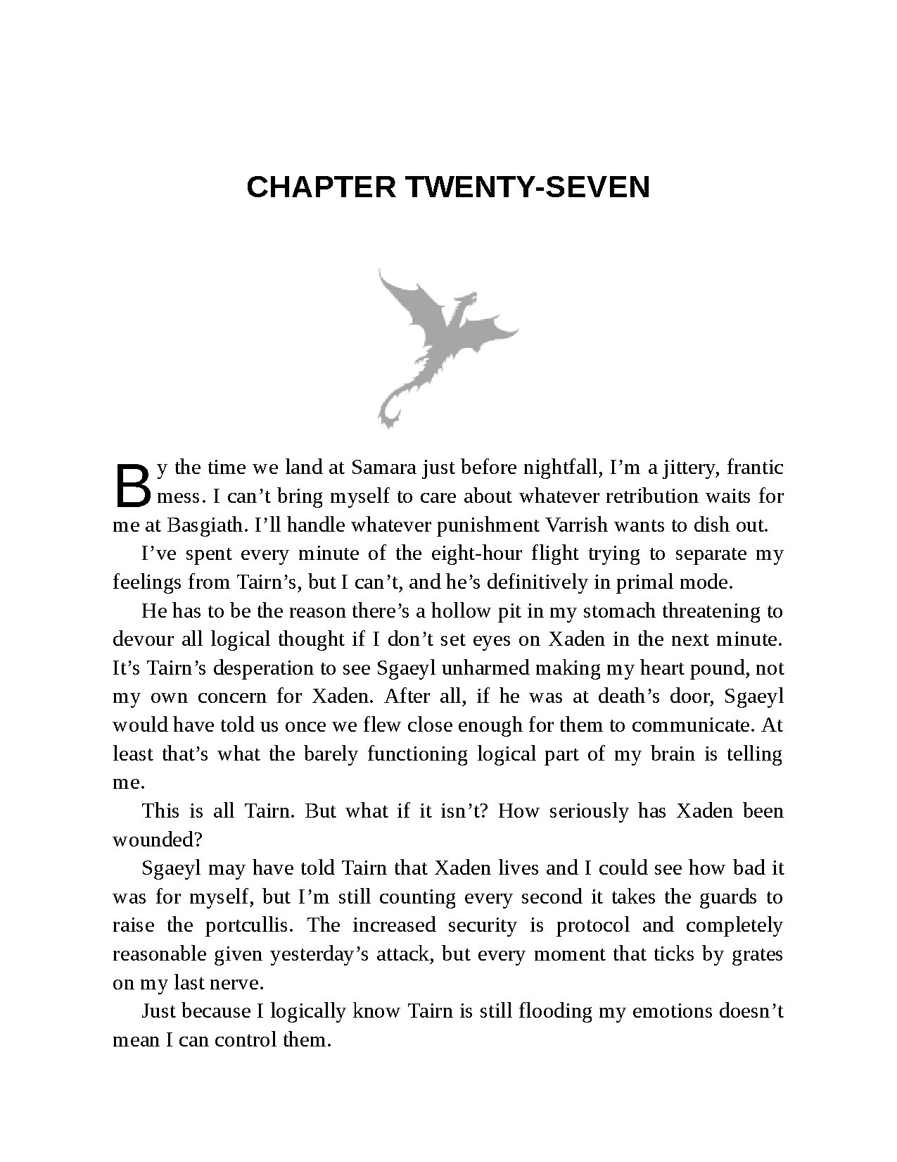 Iron Flame by Rebecca Yarros – Chapter 27 Summary