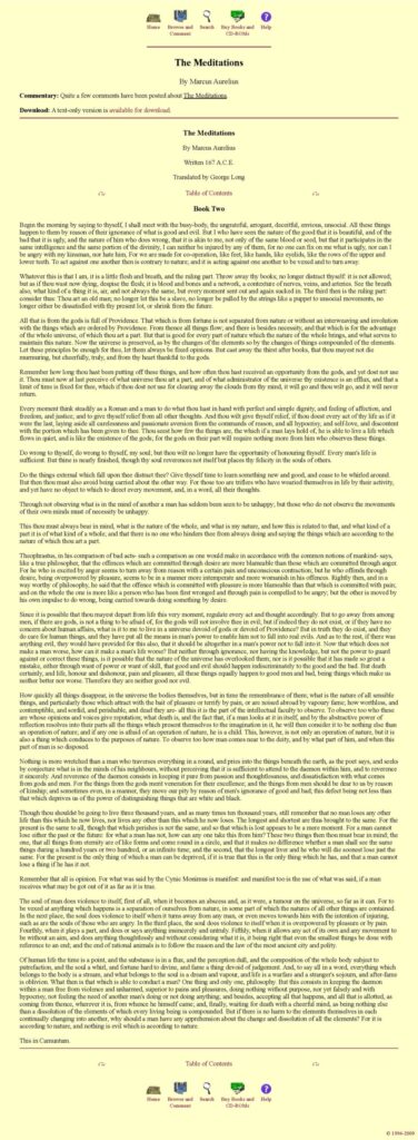 Marcus Aurelius Meditations Book 2