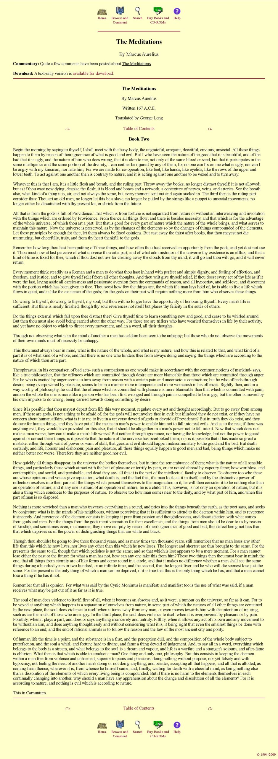 Marcus Aurelius Meditations Book 2