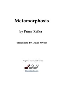 Metamorphosis by Franz Kafka