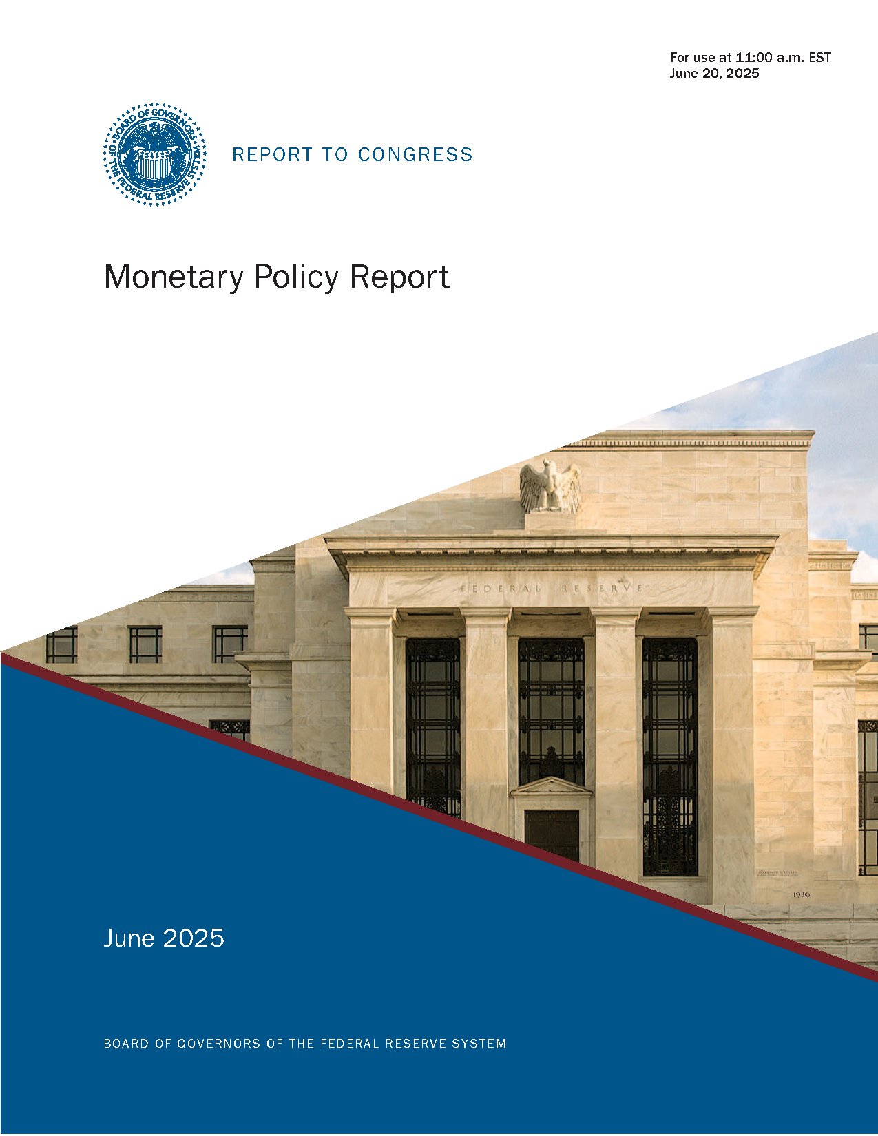 Monetary Policy Report June 2025