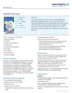 Number the Stars Analysis by Lois Lowry