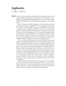 Oedipus by Sophocles: A Tragic Play Analysis