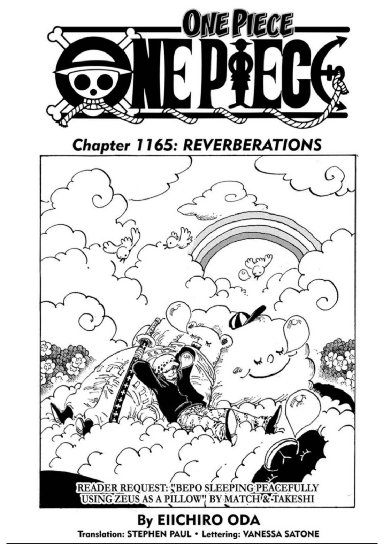 One Piece Chapter 1165: Reverberations by Eiichiro Oda