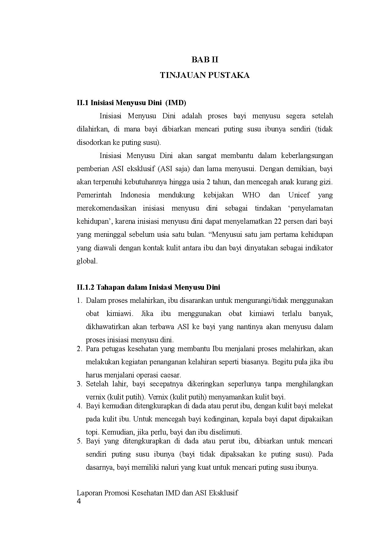 Panduan Inisiasi Menyusu Dini dan ASI