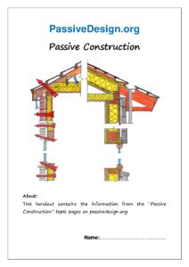 Passive Construction Principles and Techniques Overview