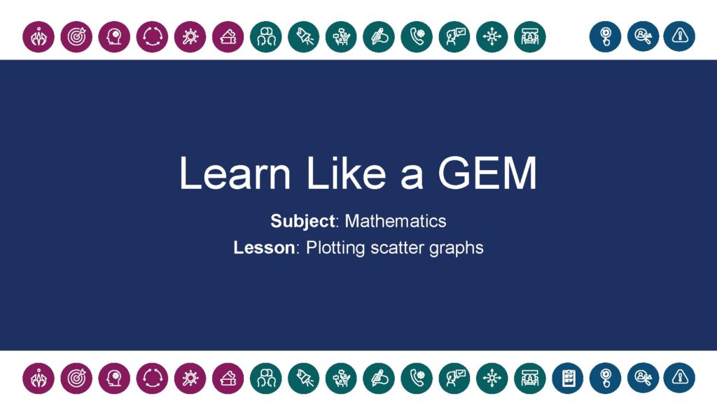 Plotting Scatter Graphs Mathematics Lesson 11.1