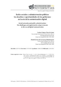 Redes Sociales y Administración Pública por Carlos Gómez