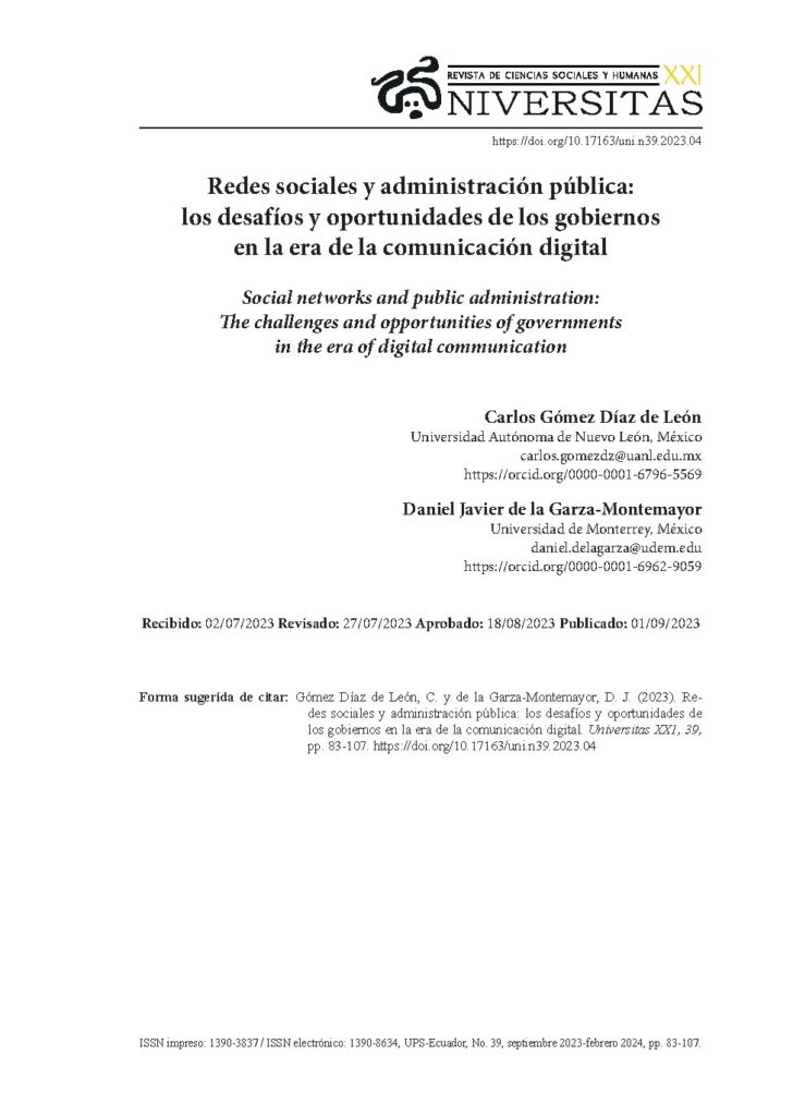 Redes Sociales y Administración Pública por Carlos Gómez