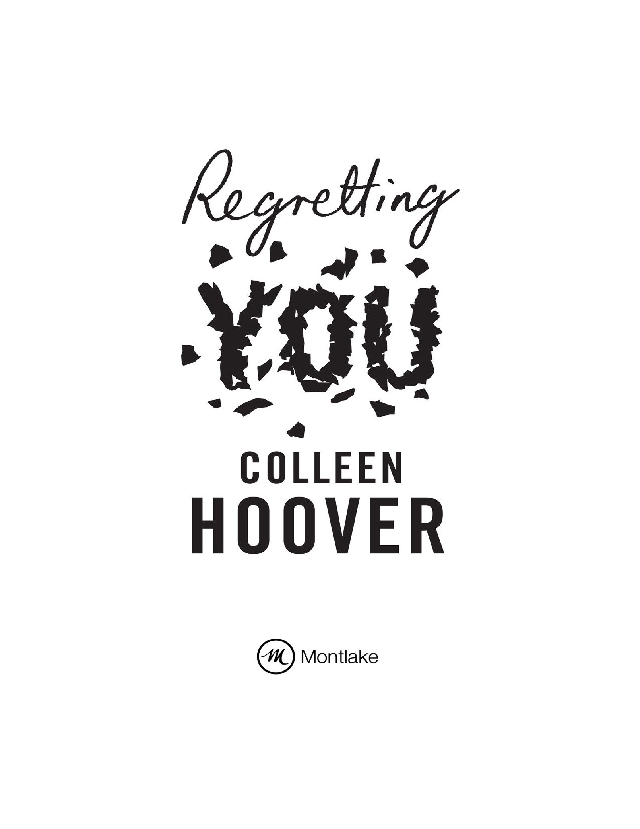 Regretting You by Colleen Hoover