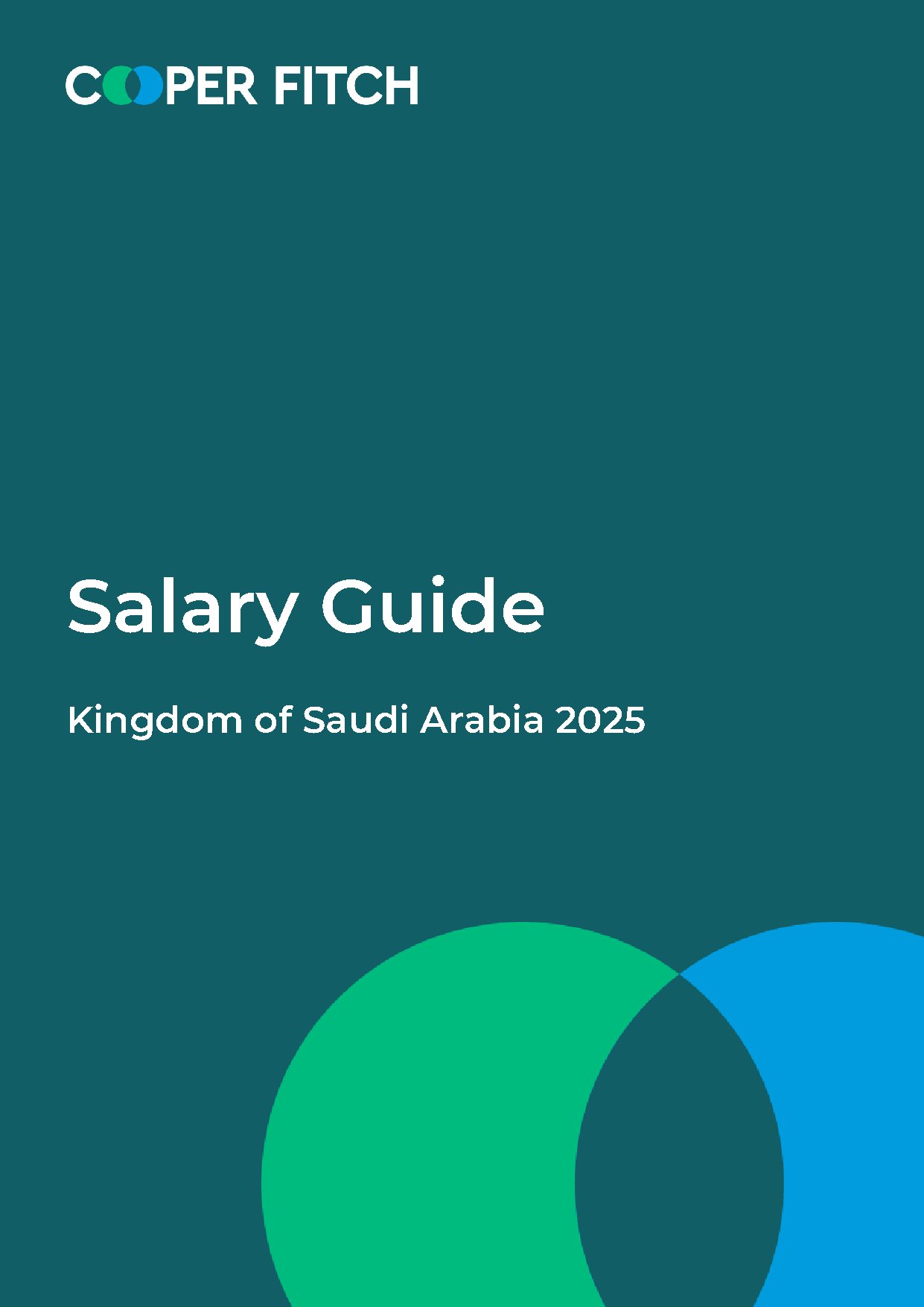 Salary Guide KSA 2025 by Cooper Fitch
