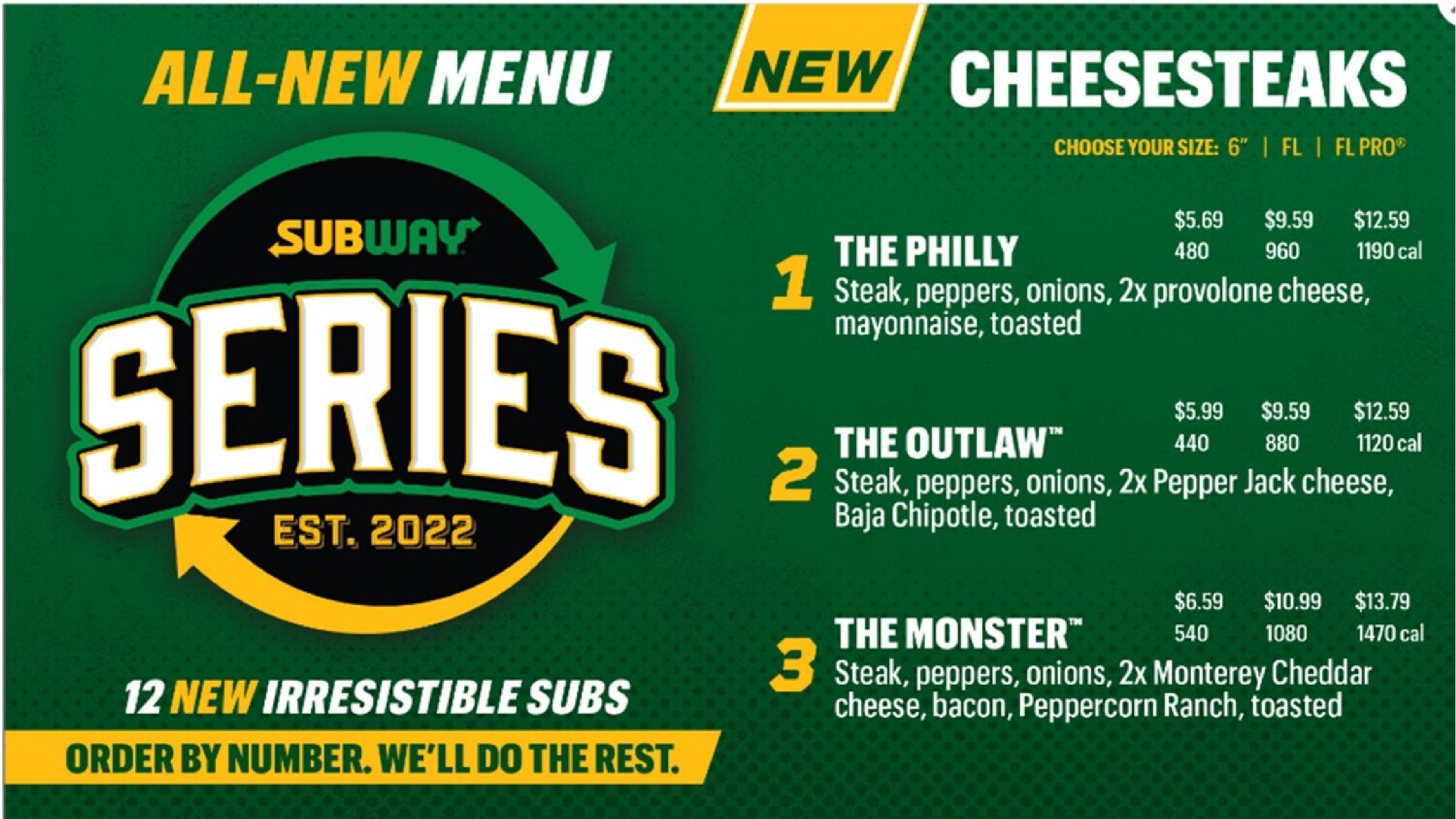 Subway Menu Featuring New Cheeses and Clubs