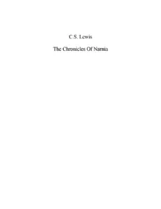 The Chronicles of Narnia: The Lion, the Witch and the Wardrobe