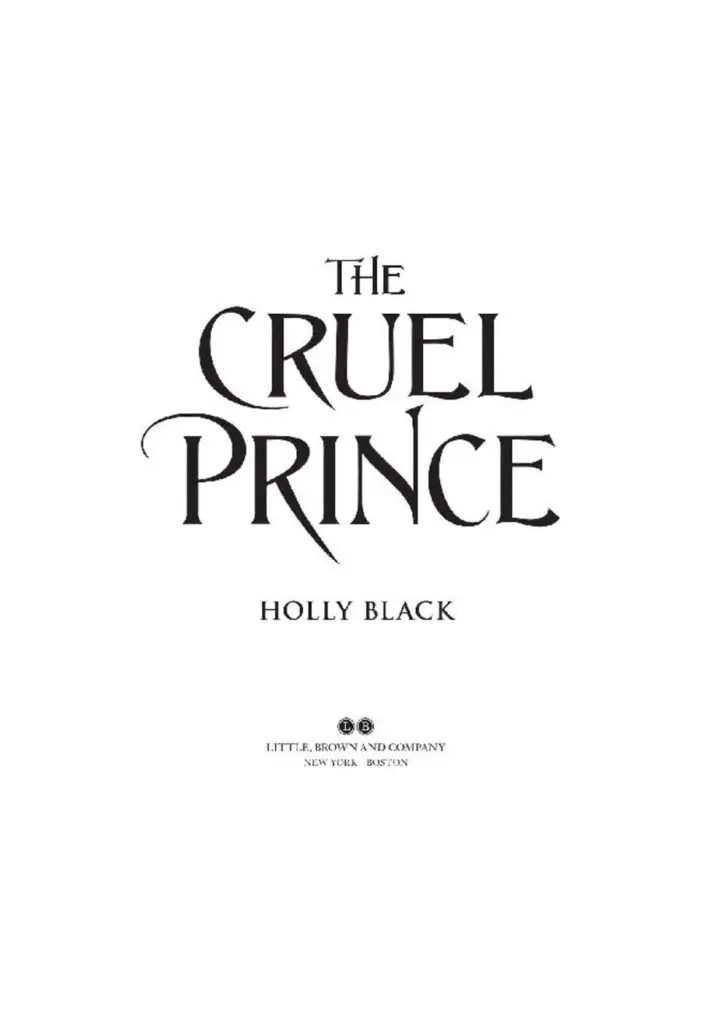 The Cruel Prince by Holly Black