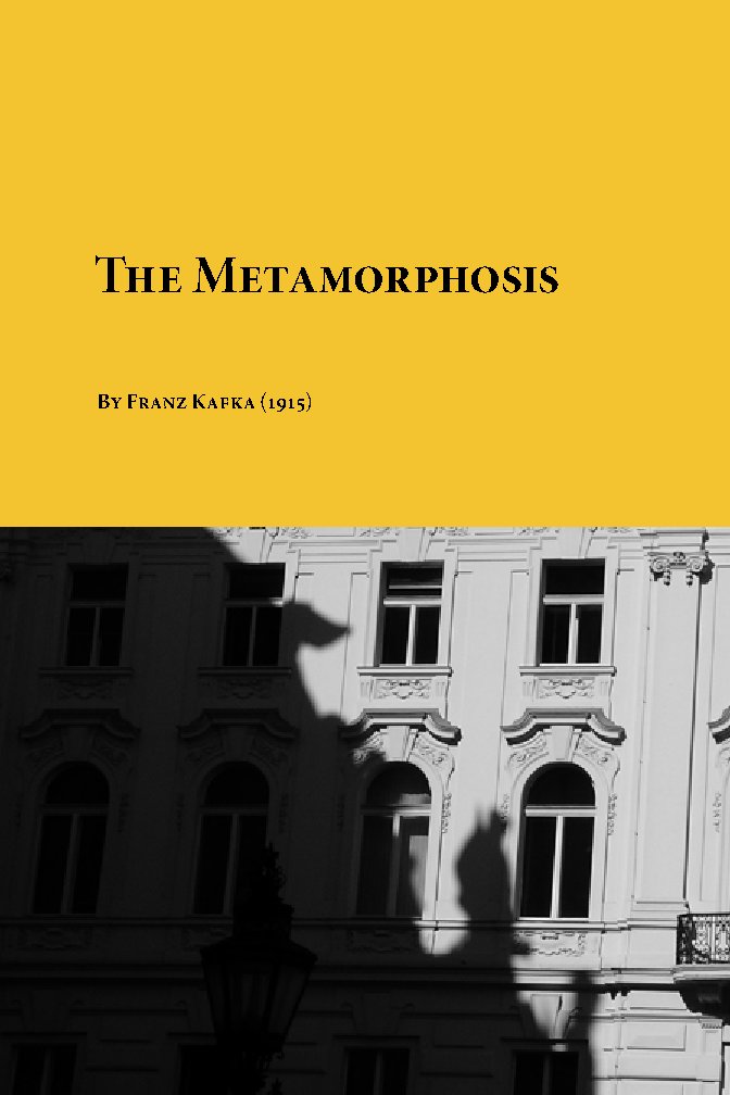 The Metamorphosis by Franz Kafka 1915 Edition